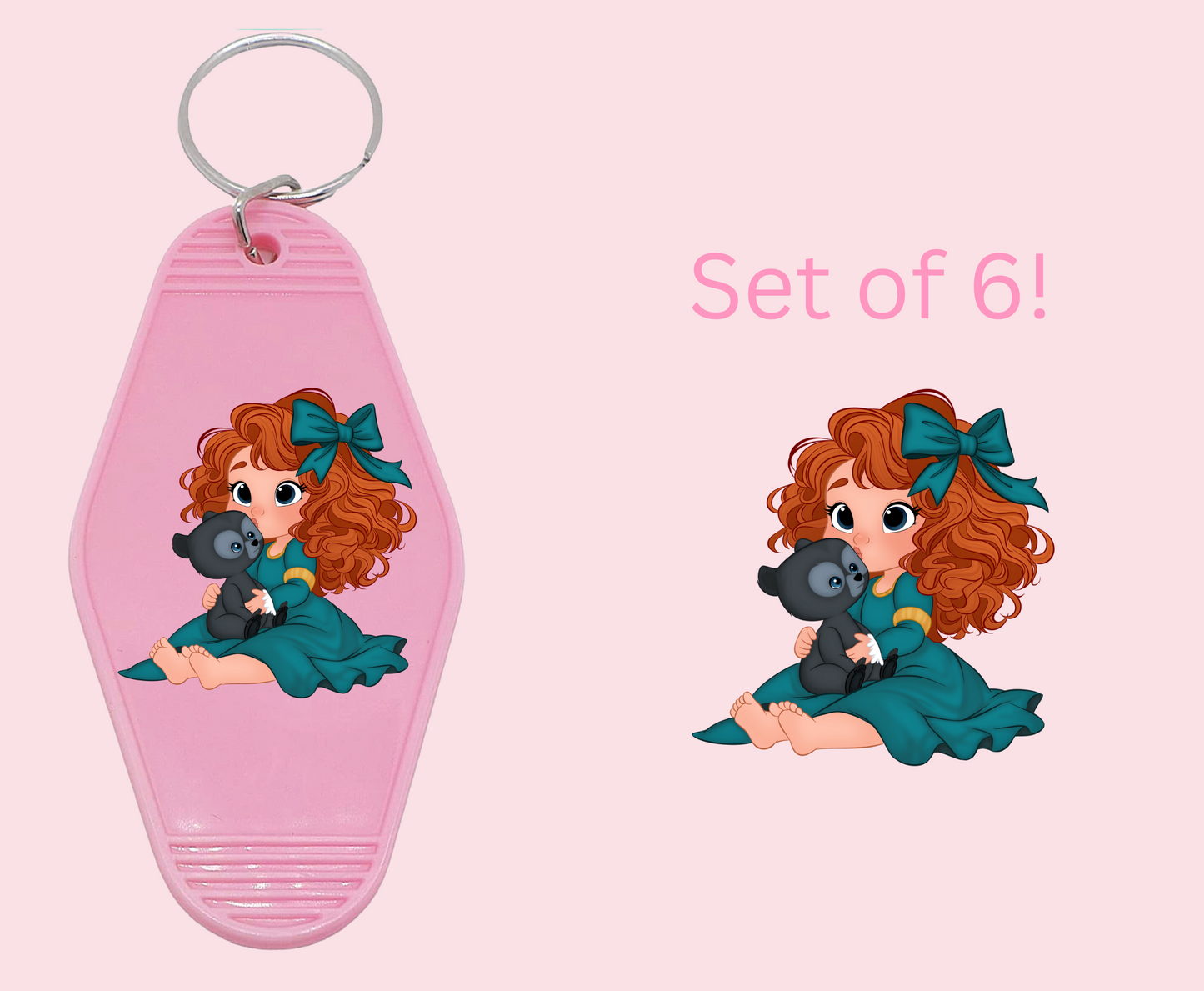 BME- UV DTF Motel Keychain Decal
