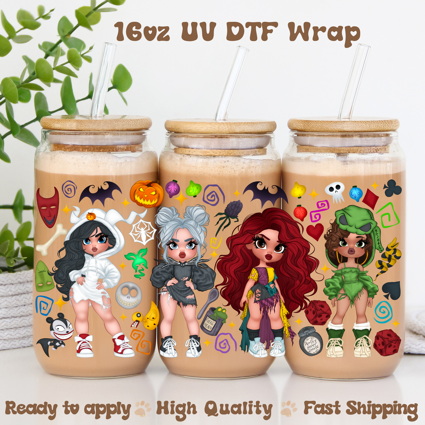 NBC Girls -16oz UV DTF Wrap
