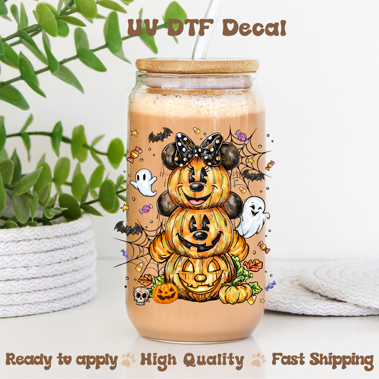 Pumpkins Treat or Treat- UVDTF Decal