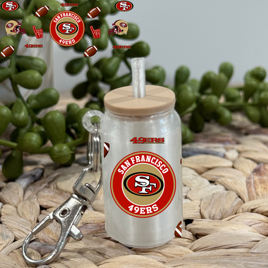 SF -Glass Can Keychain UV DTF Wrap