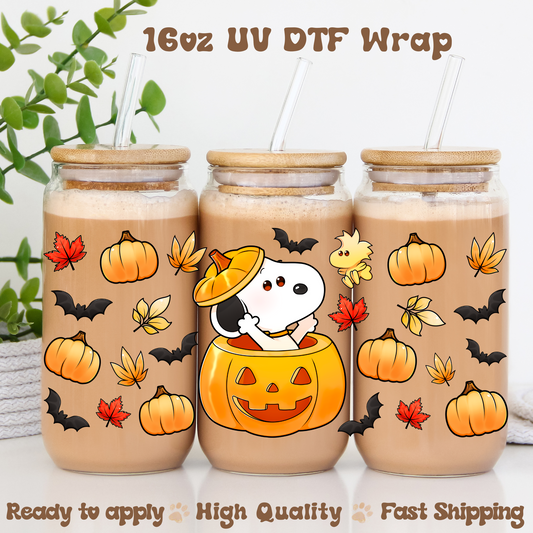 S Pumpkin Patch -16oz UV DTF Wrap