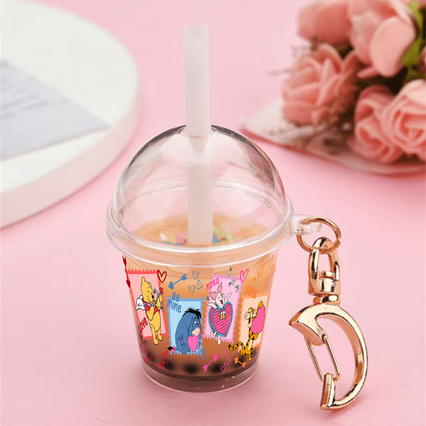 Valentine Bear and Friends - UV DTF Mini Wraps (set of 5)
