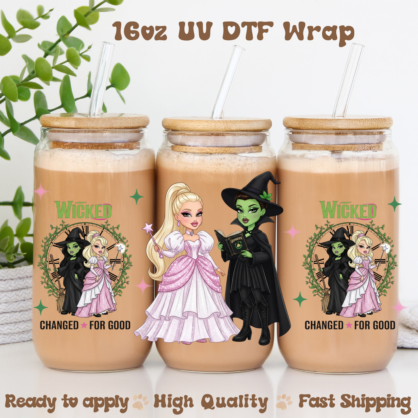 W B -16oz UV DTF Wrap