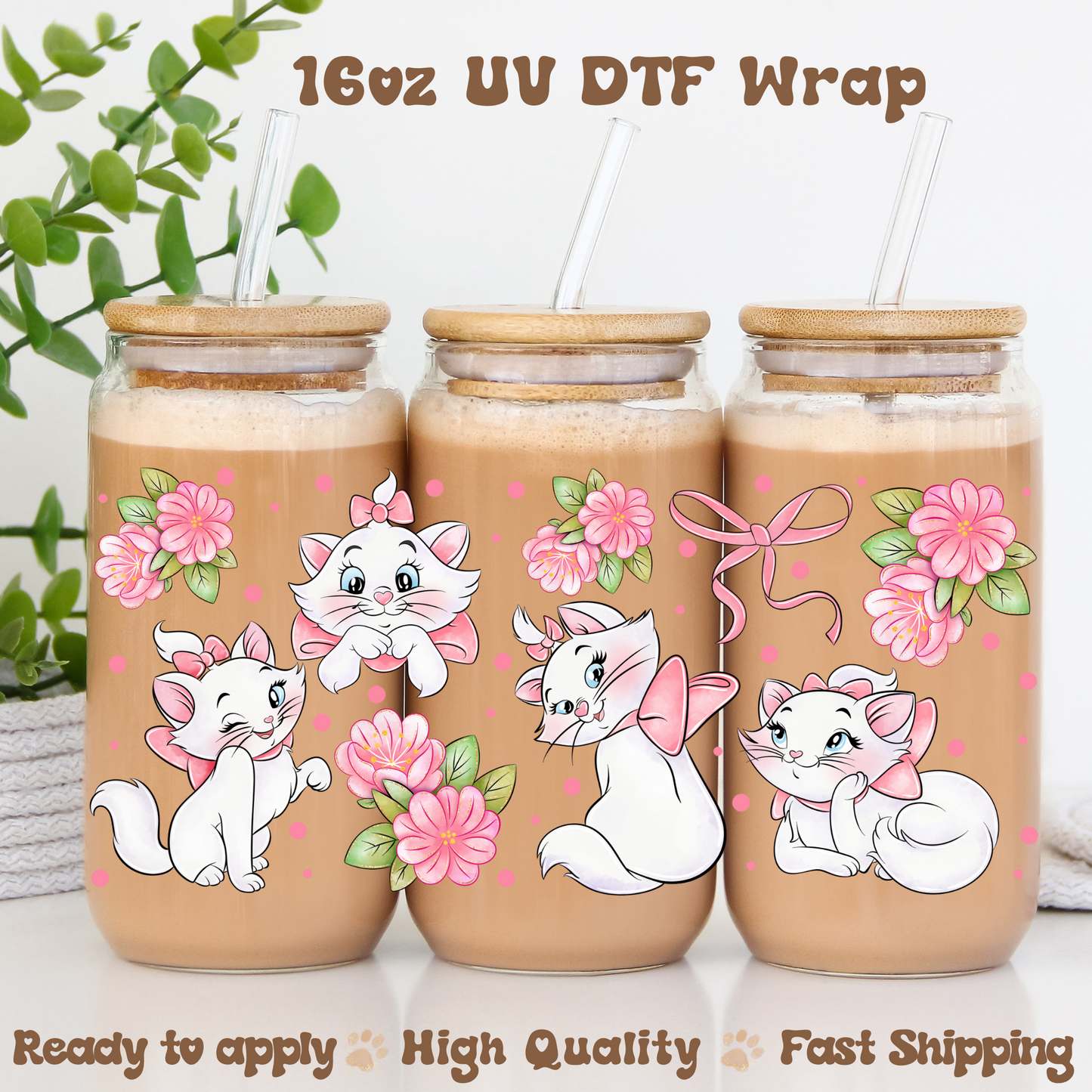 A Cats -16oz UV DTF Wrap