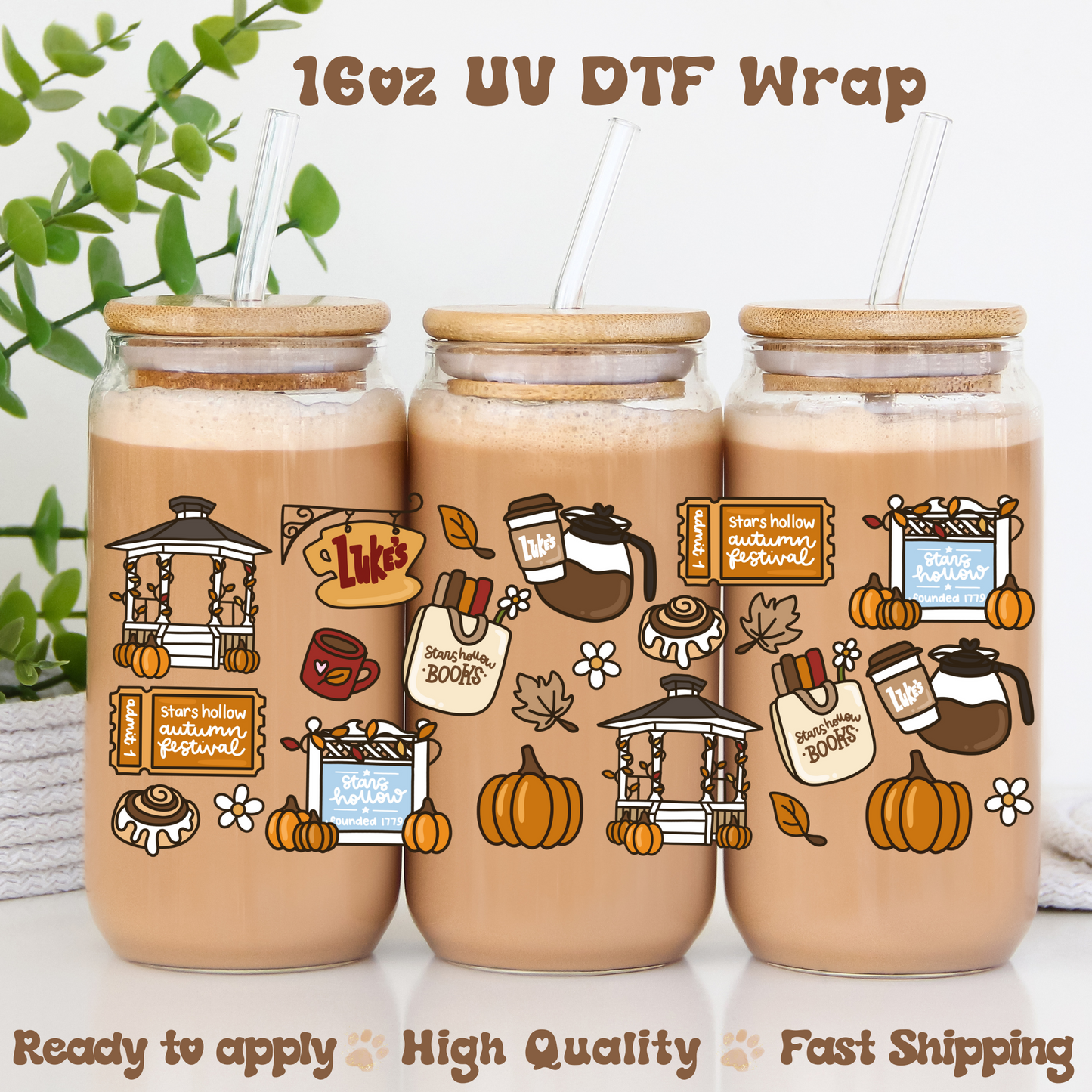 Autumn Festival -16oz UV DTF Wrap