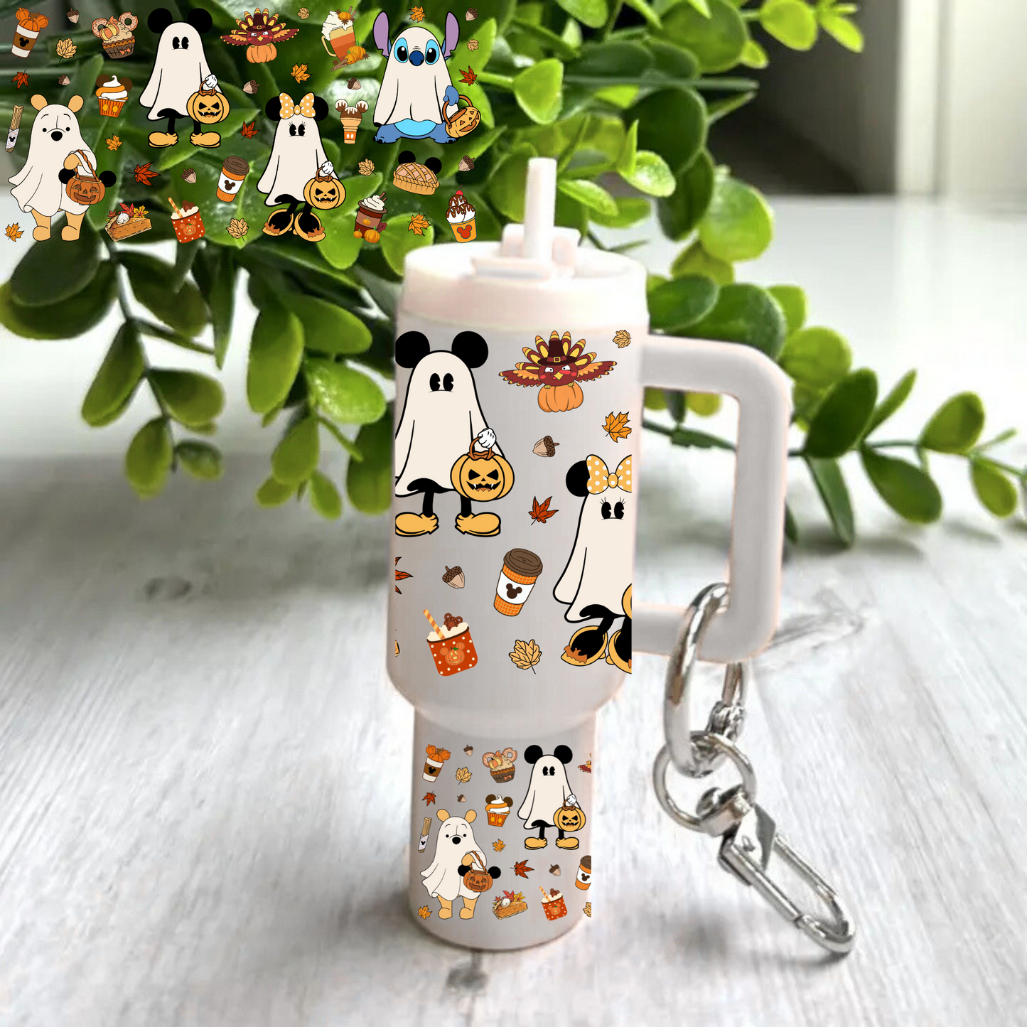 Autumn Ghosts -Mini tumbler wrap
