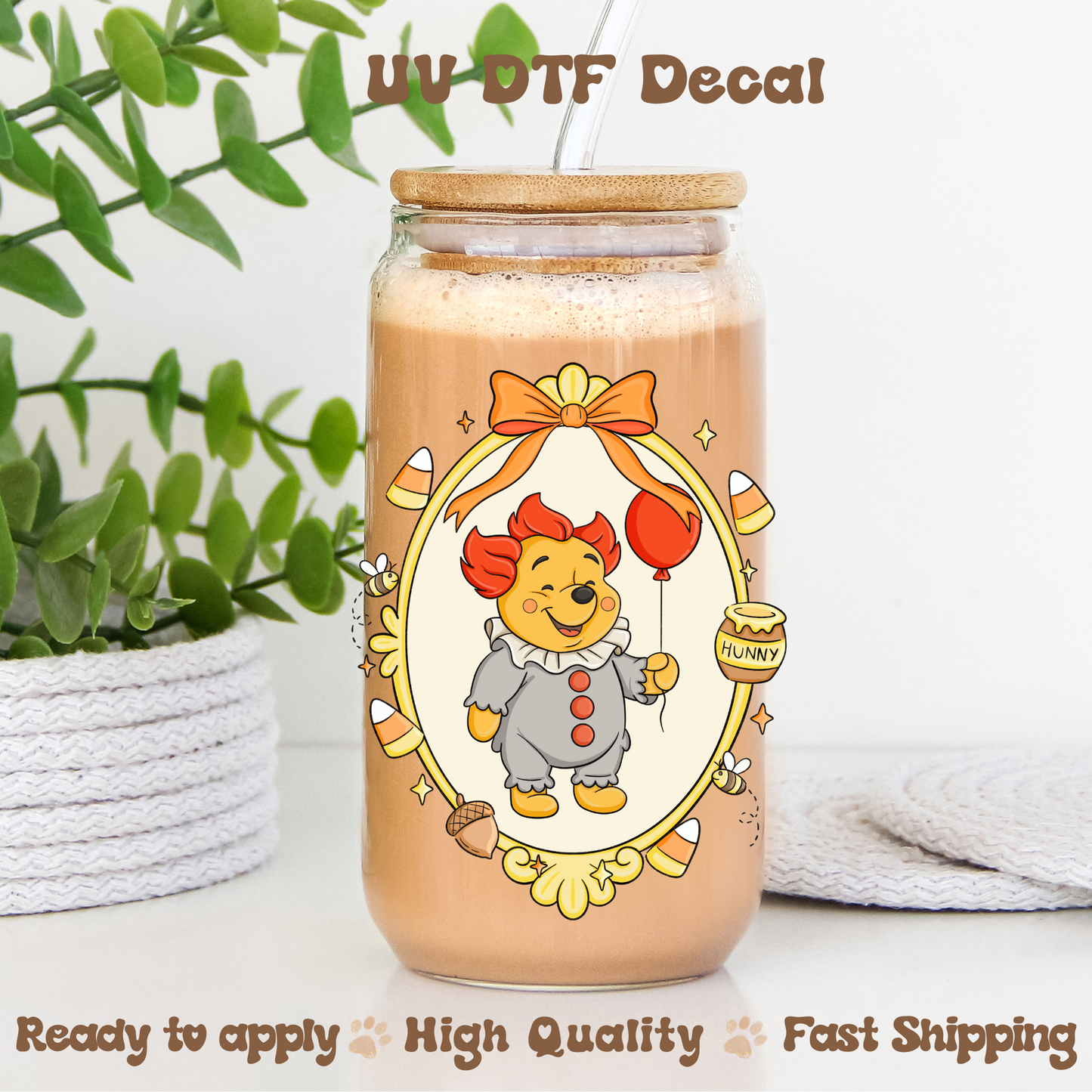 Bear Frame - UVDTF Decal
