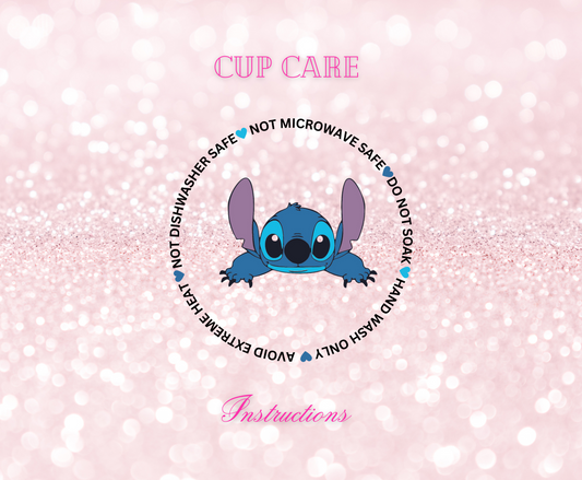 Blue- UVDTF Cup Care Intructions