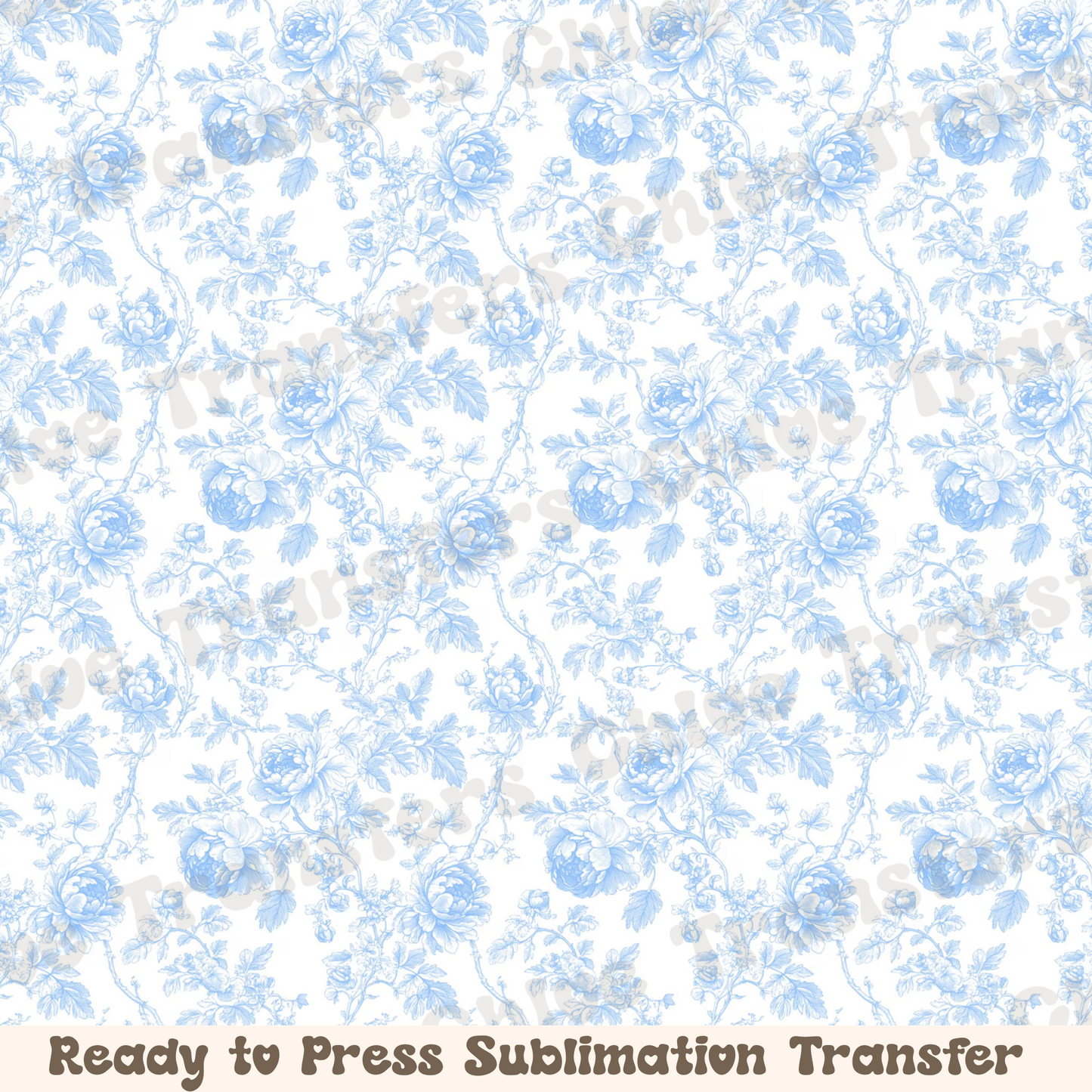 Blue Roses - Sublimation Sheet