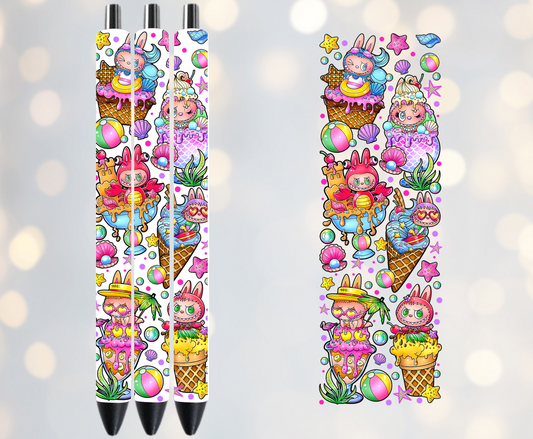 Bubu ice creams- UVDTF Pen Wrap