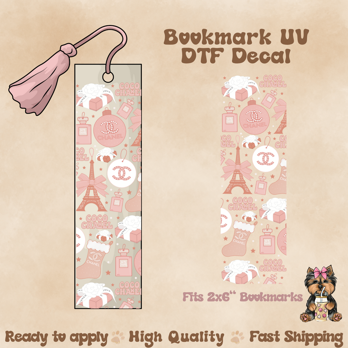 C Christmas - UV DTF Wrap