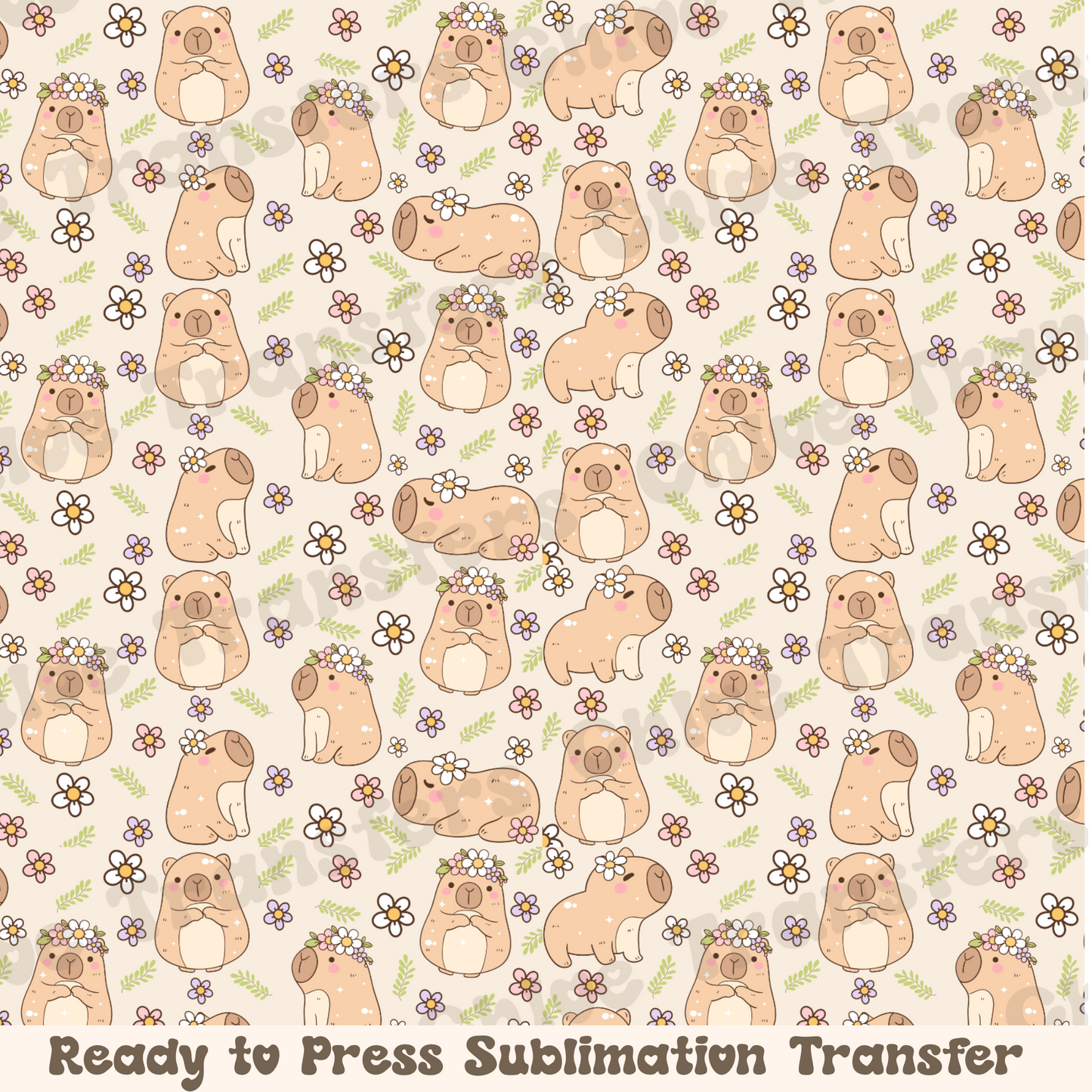 Capybaras - Sublimation Sheet