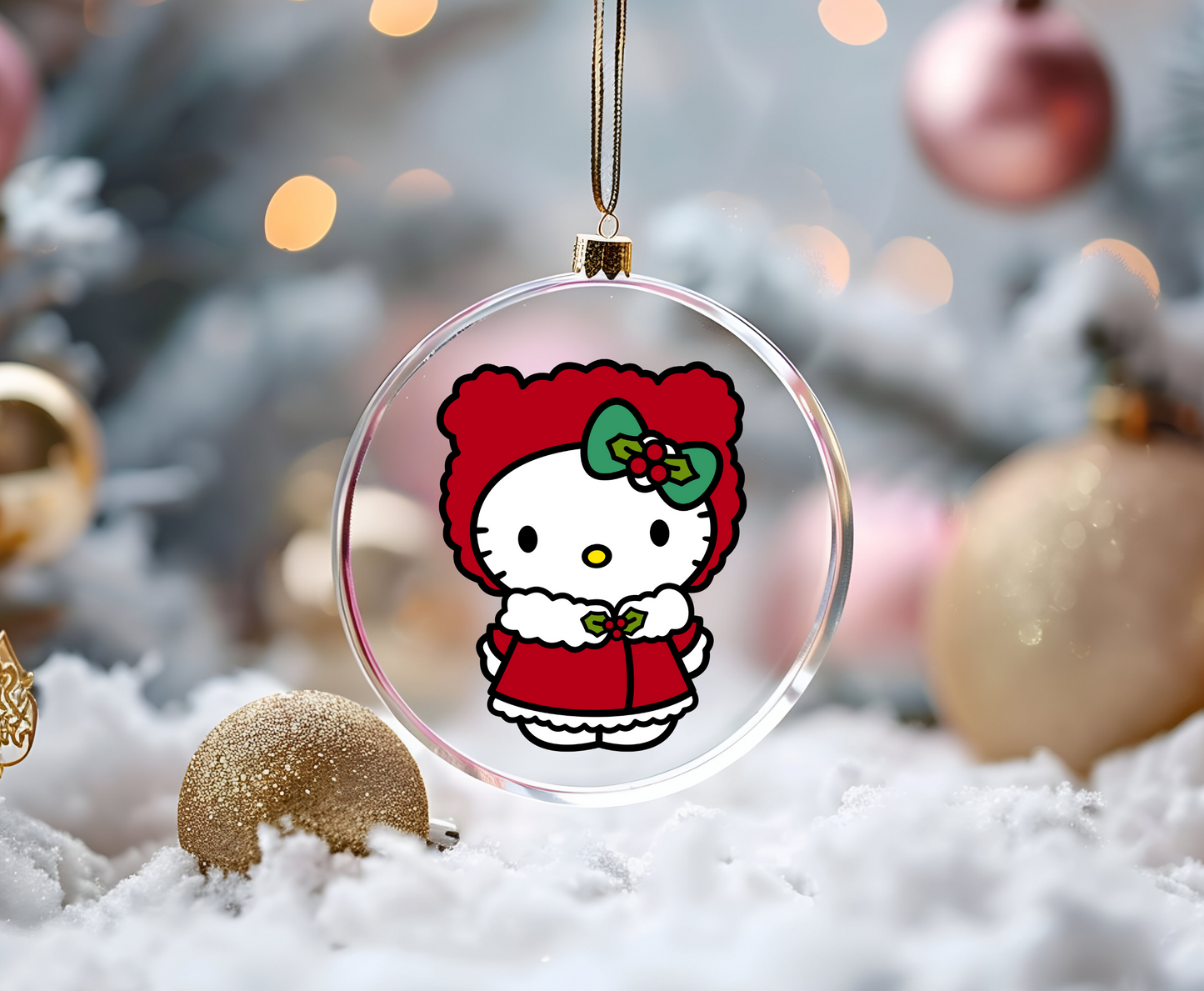 Cat with Coat -UVDTF Ornament Decal