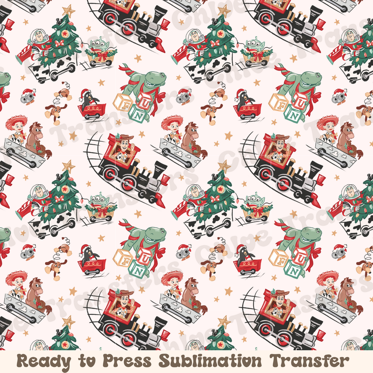Christmas Fun Toys- Sublimation Sheet