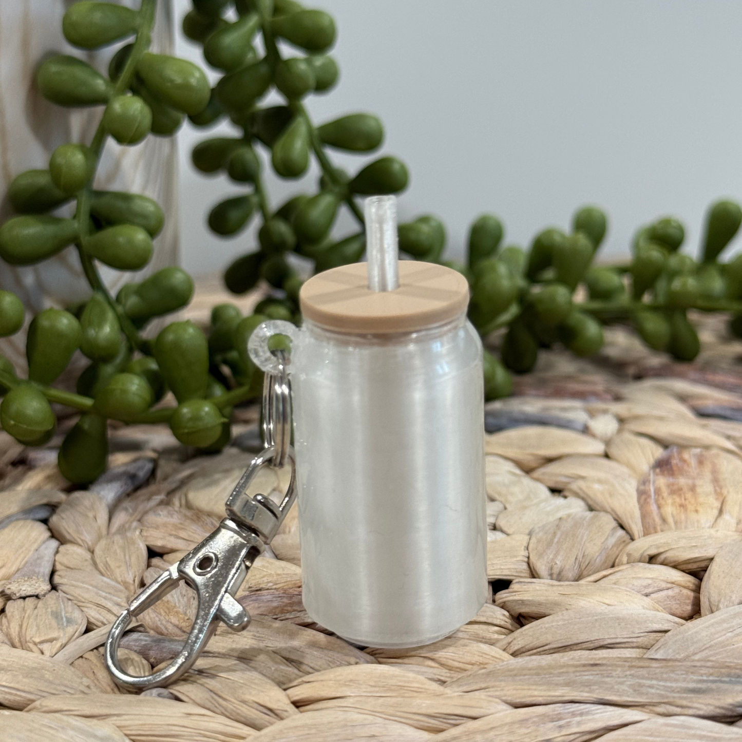 Mini Beer Can Keychain