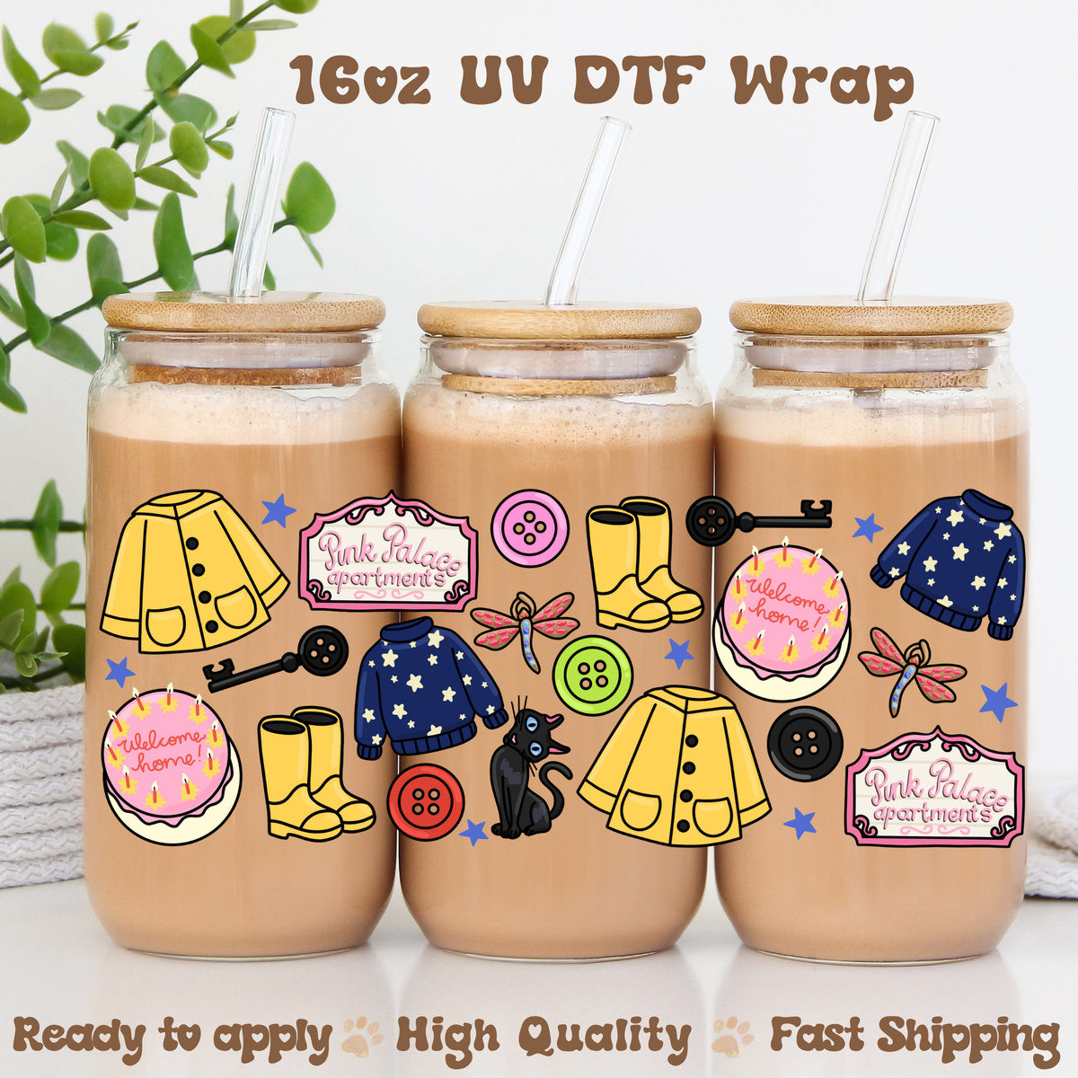 Cora - 16oz UV DTF Wrap