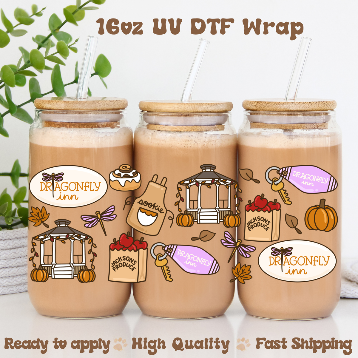 Dragonfly - 16oz UV DTF Wrap