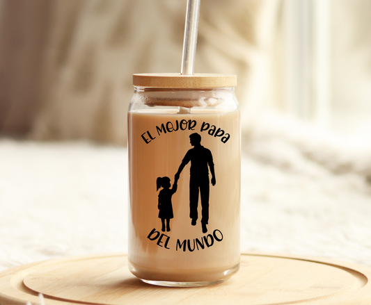 El Mejor Papa del Mundo Girl - UVDTF Decal