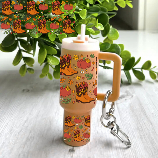 Fall Boots -Mini tumbler wrap