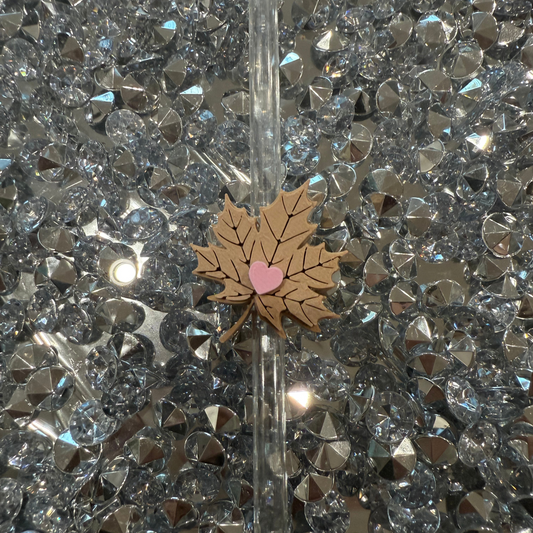 Fall Leaf - 8mm Straw Topper