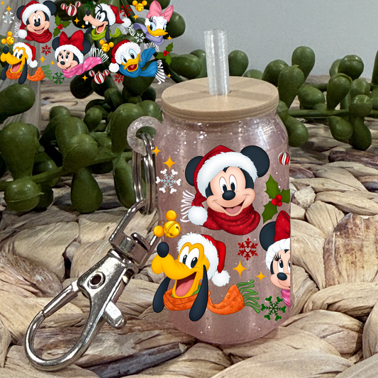 Fantastic Christmas -Glass Can Keychain UV DTF Wrap