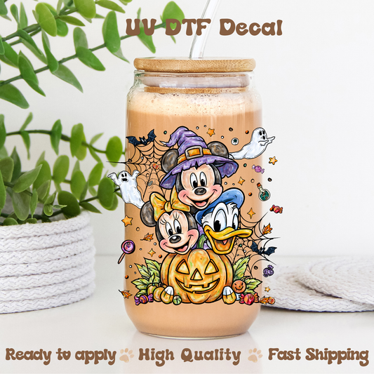 friends Trick or Treat - UVDTF Decal