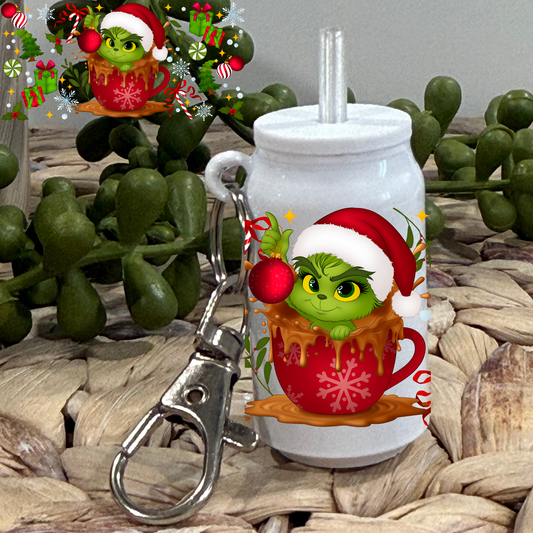 G Coffee -Glass Can Keychain UV DTF Wrap