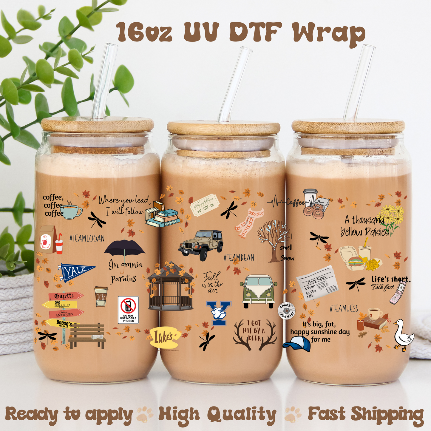 GG Fall- 16oz UV DTF Wrap