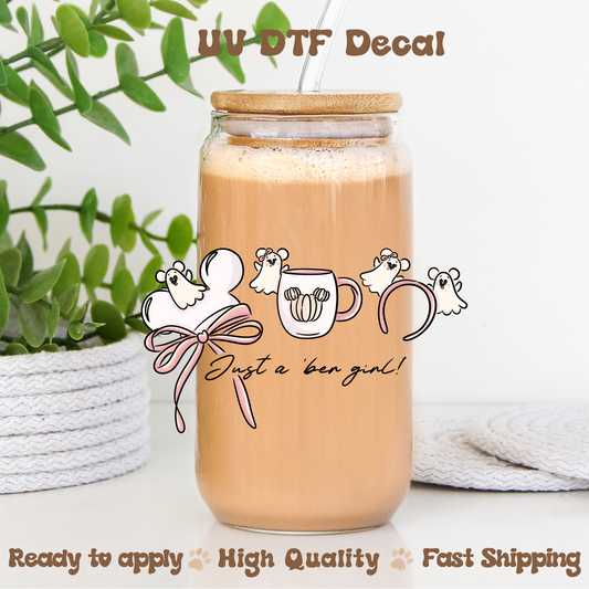 Ghostie Ears - UVDTF Decal