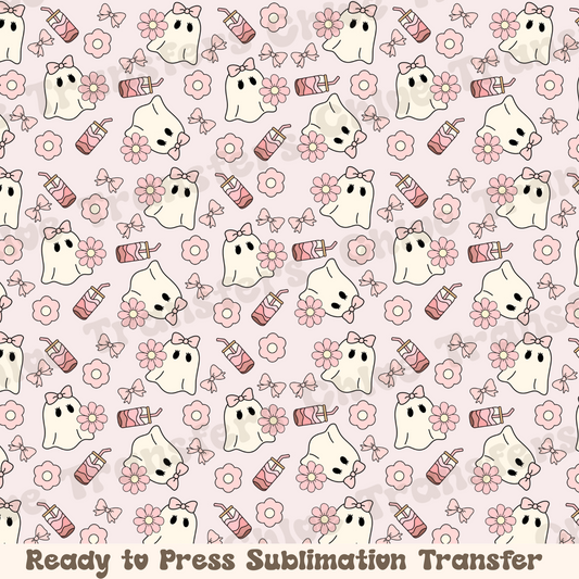 Girly Ghosts - Sublimation Sheet