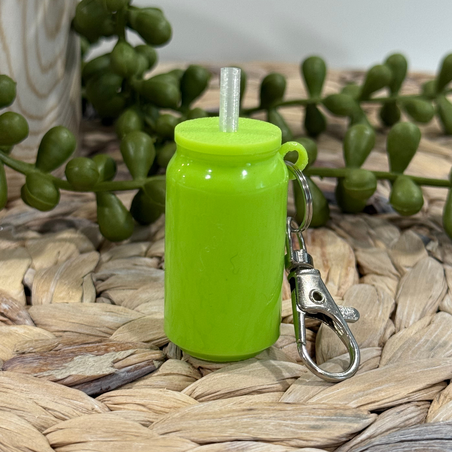 Mini Beer Can Keychain