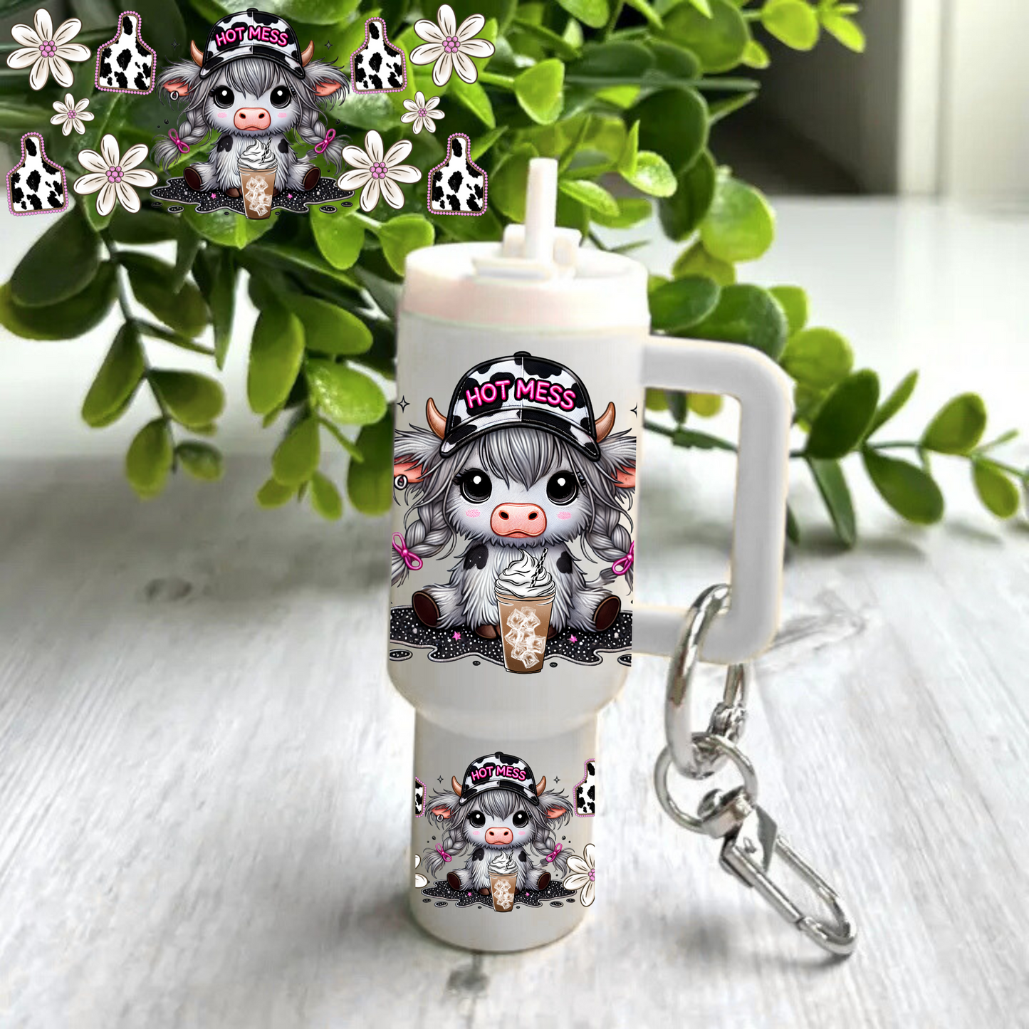 Hot mess -Mini tumbler wrap