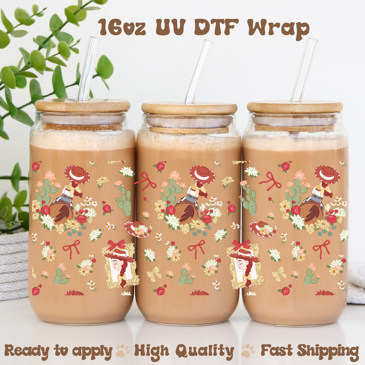 Howdy Jess - 16oz UV DTF Wrap