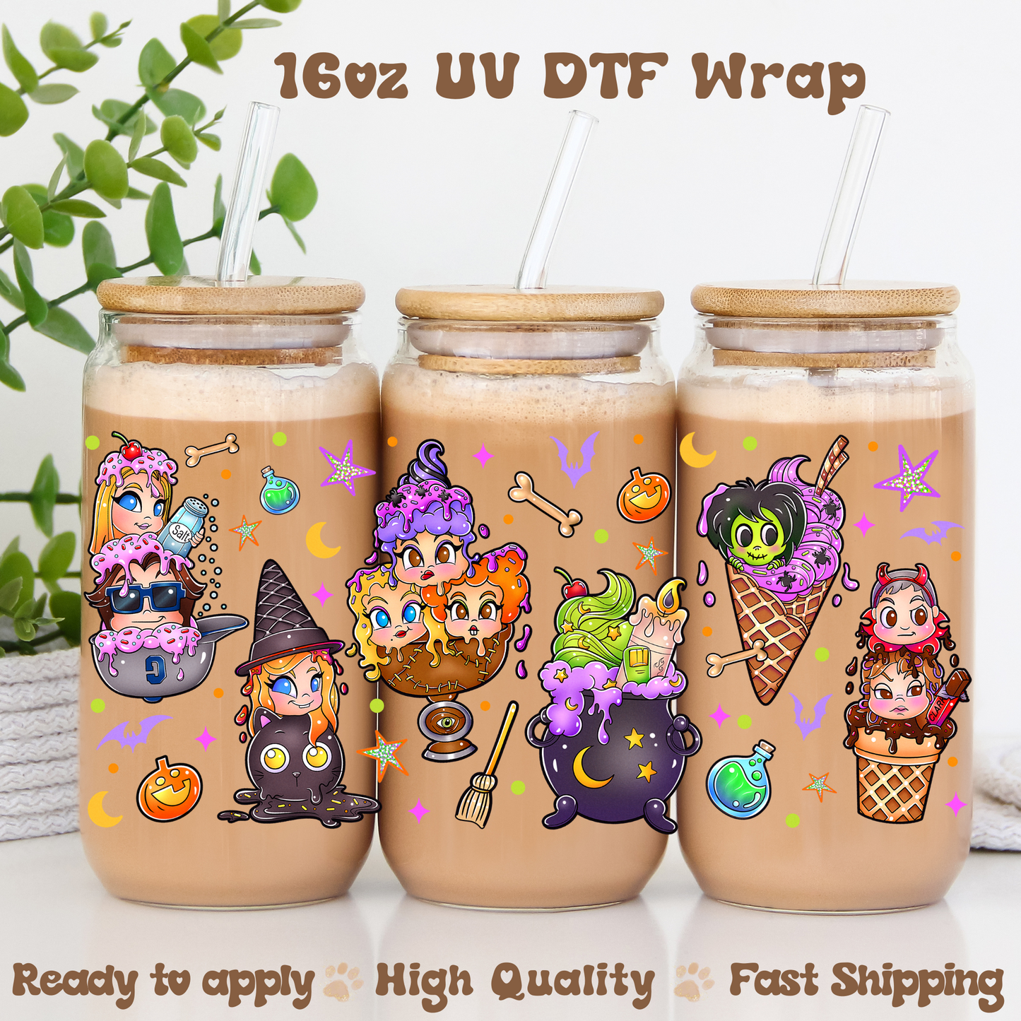HP ice creams - 16oz UV DTF Wrap
