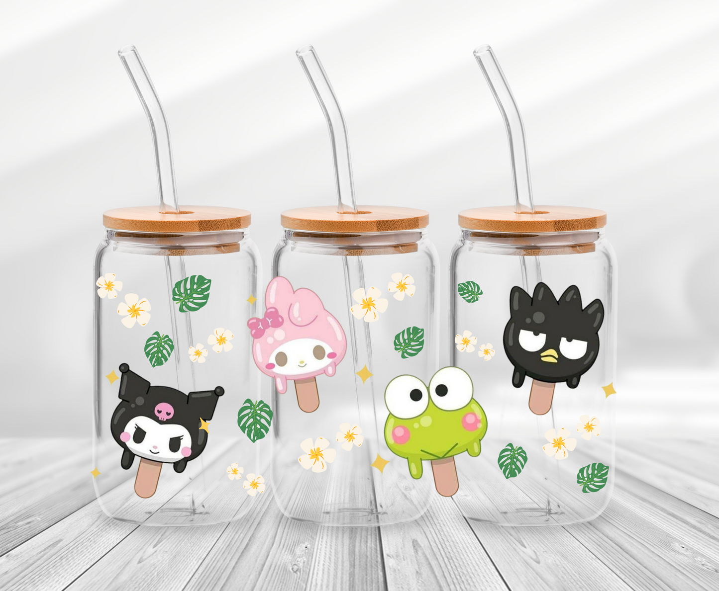 Kawaii Ice Cream- 16oz UV DTF Wrap