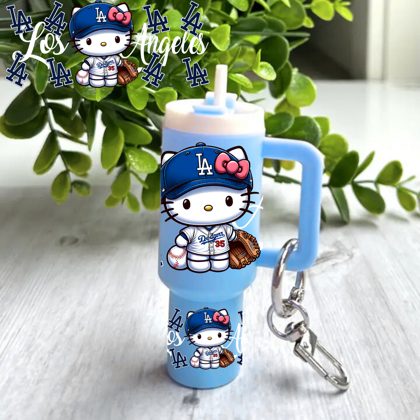 La cat blue -Mini tumbler wrap
