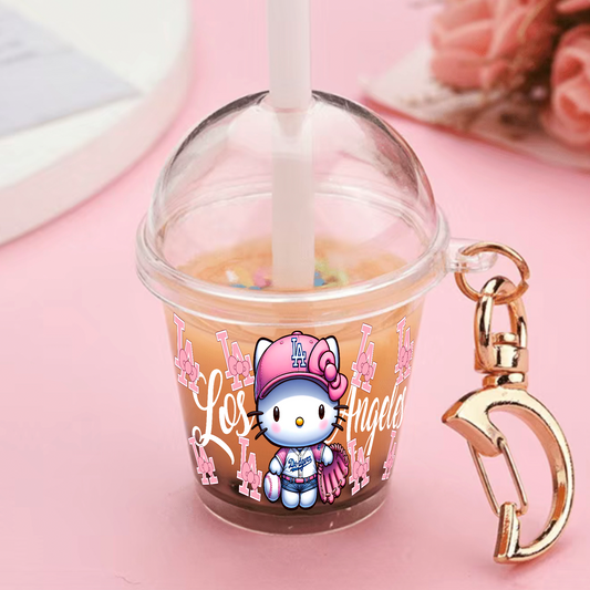 LA Cat pink -Mini UVDTF Wrap