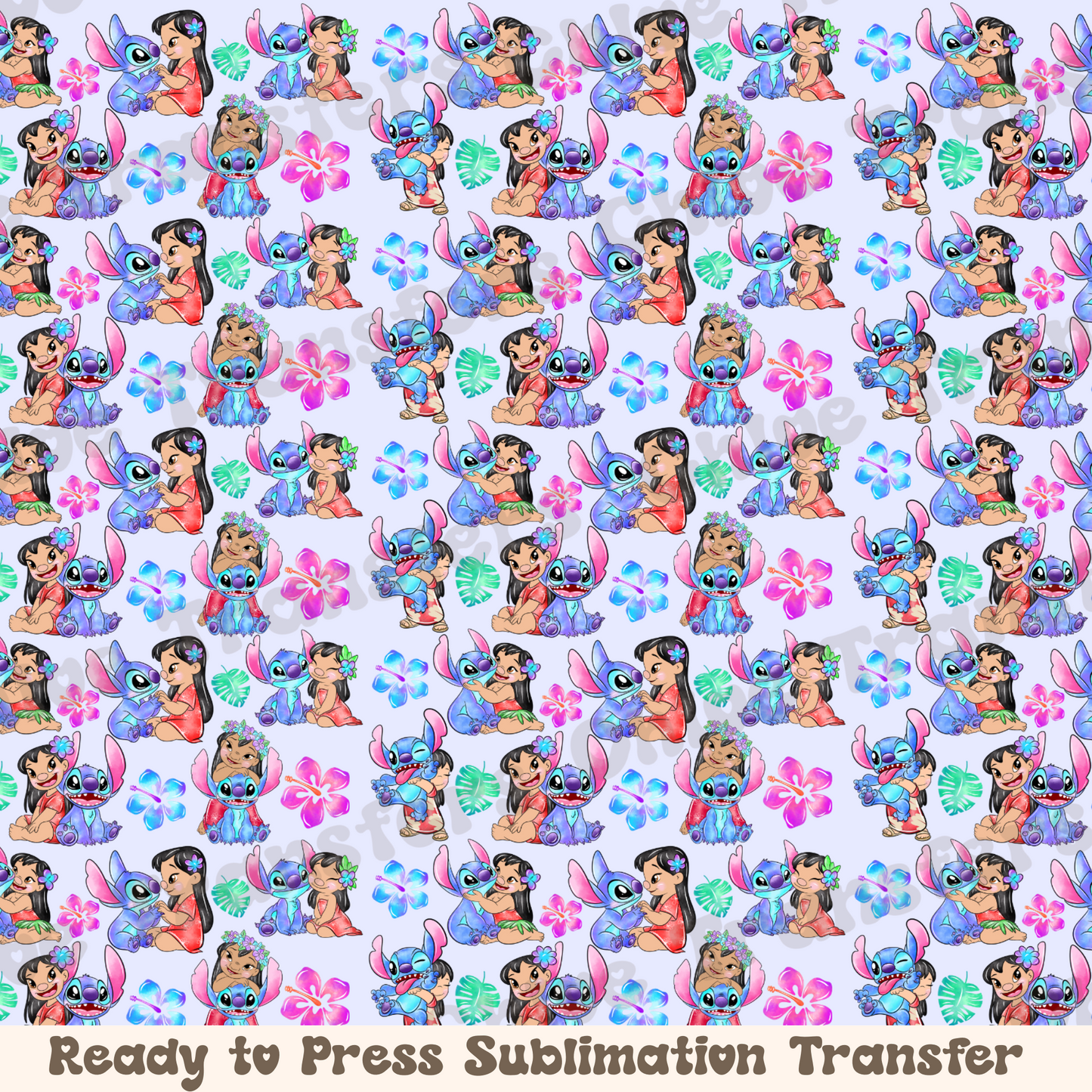 L and Blue A - Sublimation Sheet