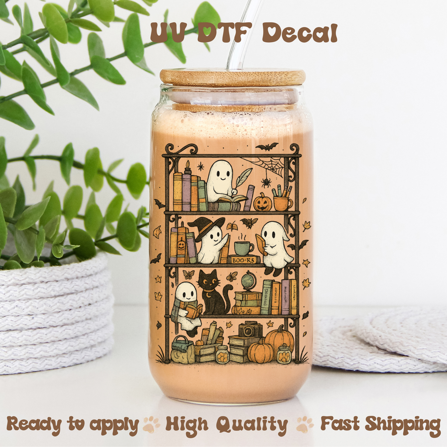 Library Ghost - UVDTF Decal