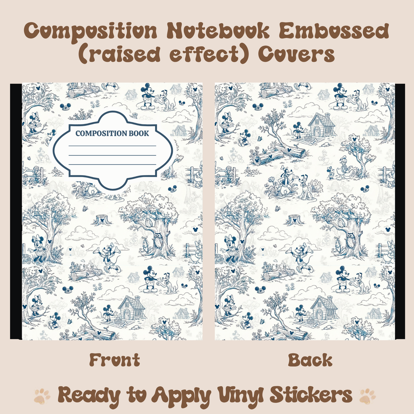 Magical - Embossed Vinyl Notebook Cover