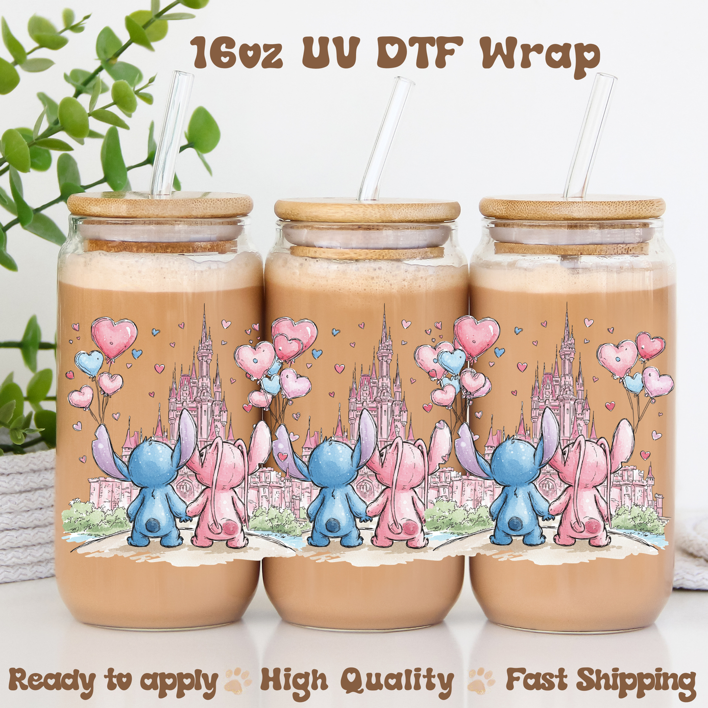 Magic Blue And A - 16oz UV DTF Wrap