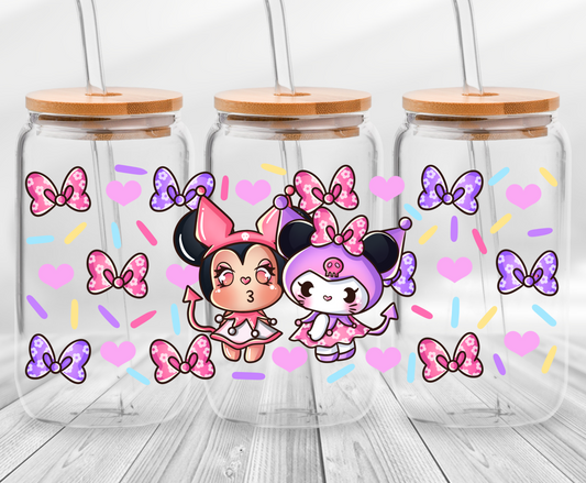 Mouse and Bunny - 16oz UVDTF Wrap