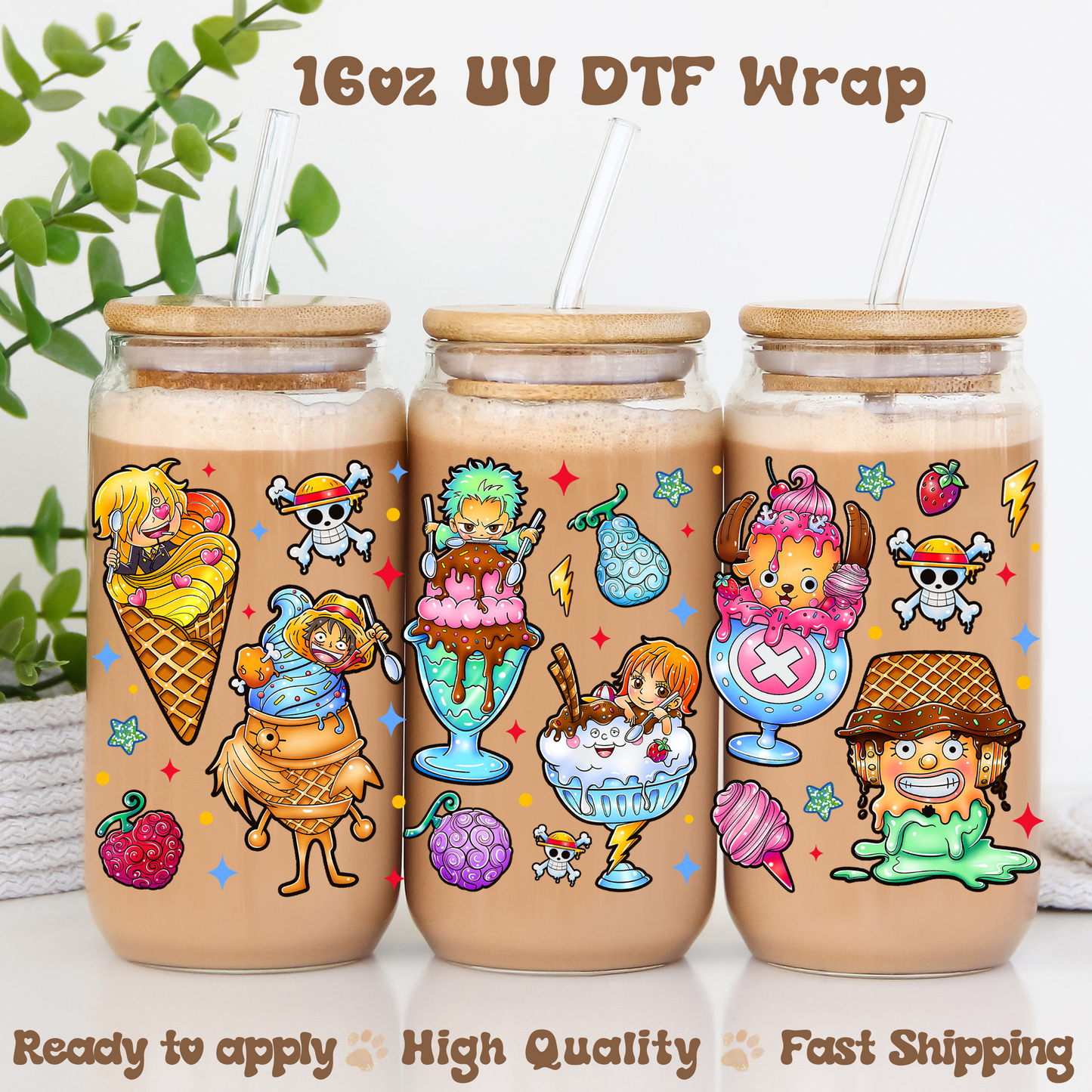 OP ice creams - 16oz UV DTF Wrap