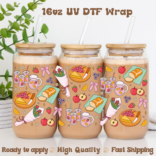 Picnic Essentials - 16oz UV DTF Wrap