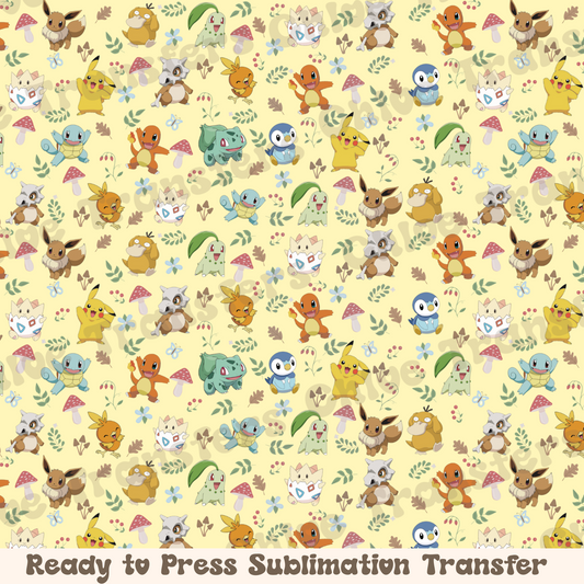 PK Mushrooms - Sublimation Sheet