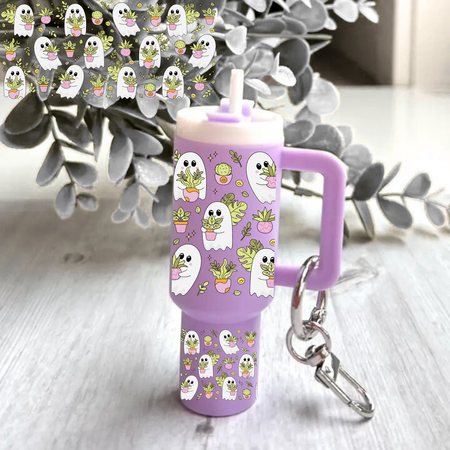 Plants and ghosts -Mini tumbler wrap