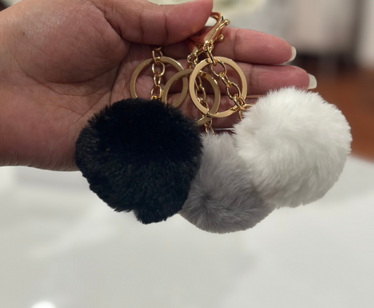 Pom Pom Keychain