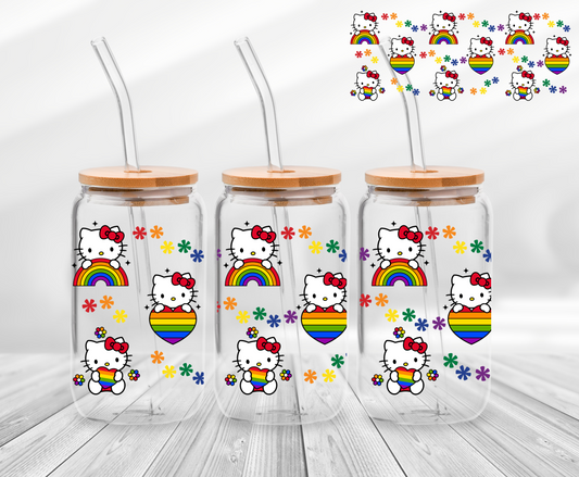 Pride Cat - 16oz UV DTF Wrap