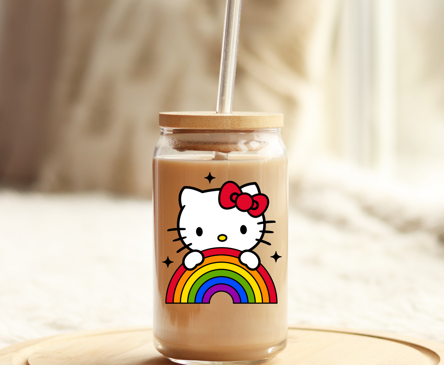 Pride Rainbow Cat - UVDTF Decal