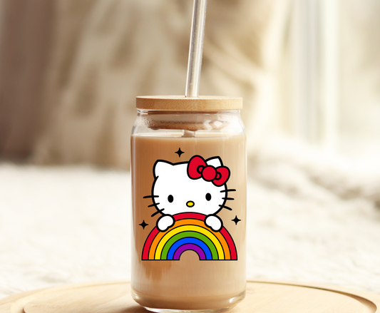 Pride Rainbow Cat - UVDTF Decal